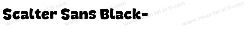 Scalter Sans Black字体转换